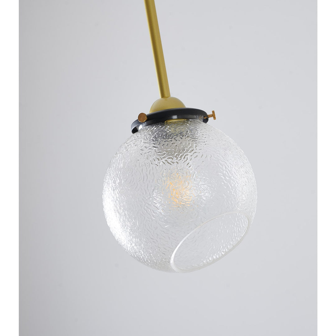 Single Pendant Lighting In Gold Finish
