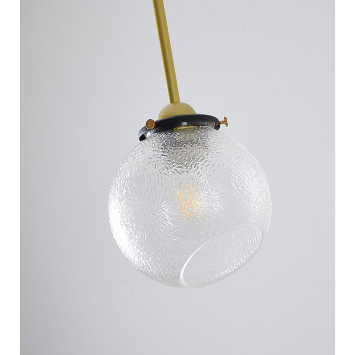 Single Pendant Lighting In Gold Finish