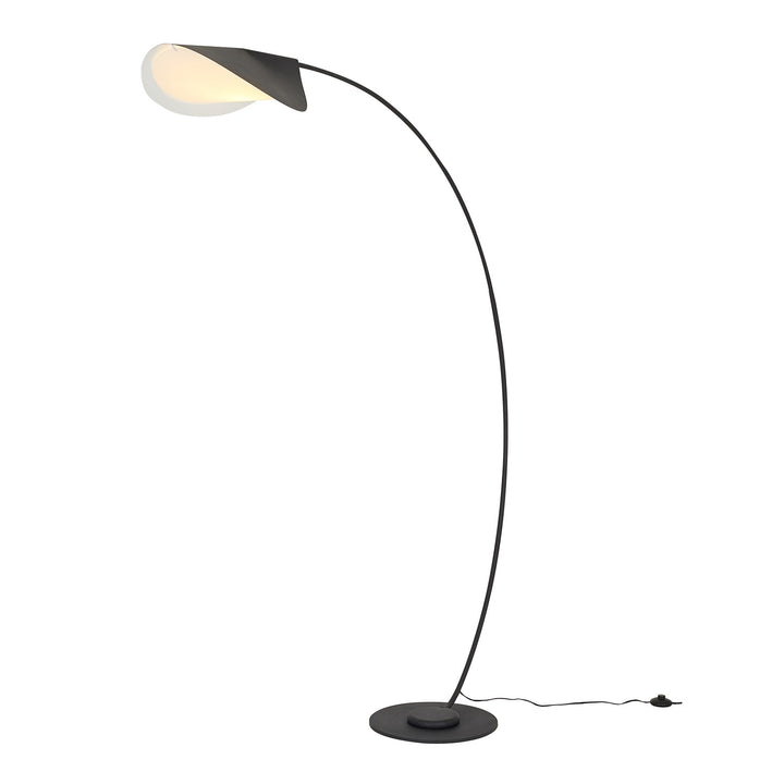 Floor Lamp In Matte Black Finish by Bethel