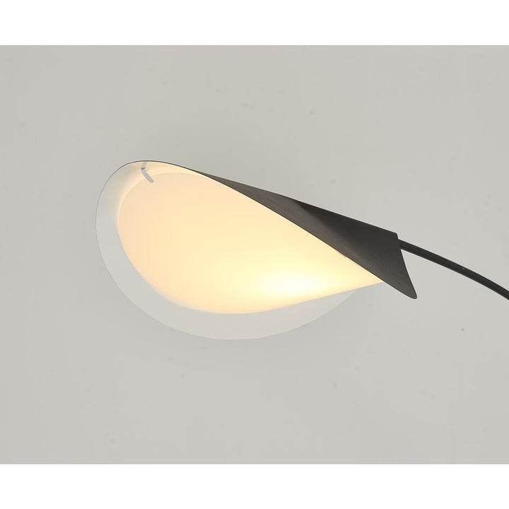 Floor Lamp In Matte Black Finish