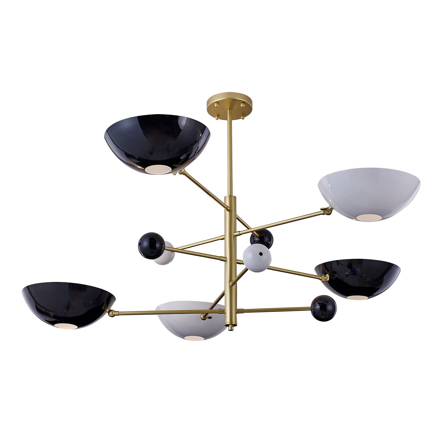 Chandelier In Gold Finish by Bethel