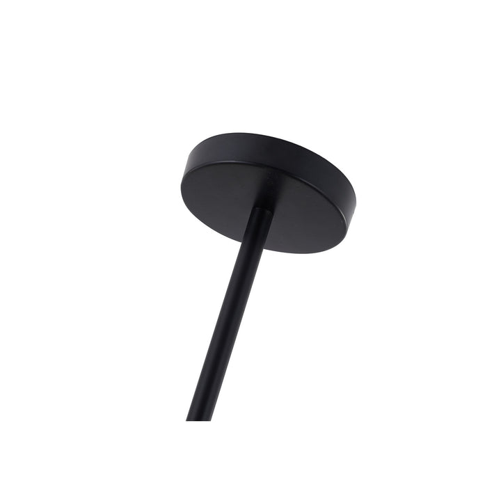 Led Chandelier In Black Finish