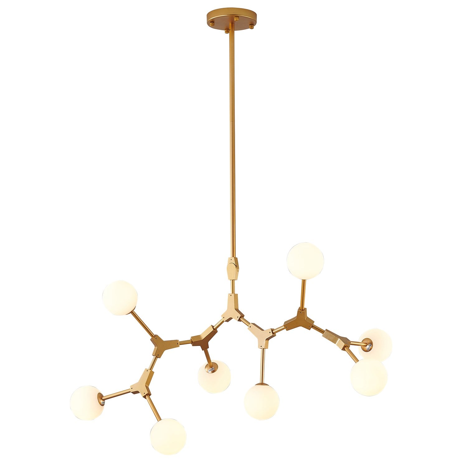 Chandelier In Gold Finish by Bethel
