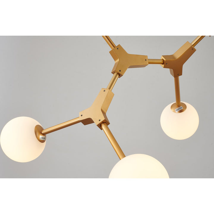 Chandelier In Gold Finish