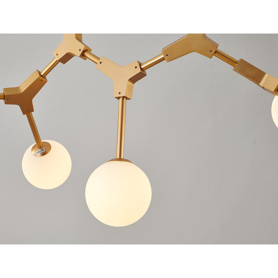 Chandelier In Gold Finish