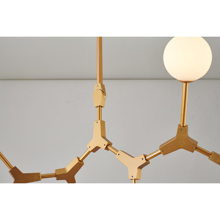 Chandelier In Gold Finish