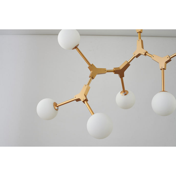 Chandelier In Gold Finish