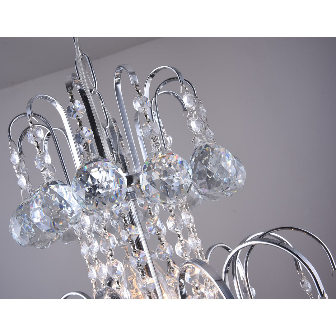 Chandelier In Chrome Finish
