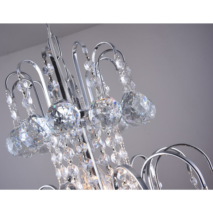 Chandelier In Chrome Finish