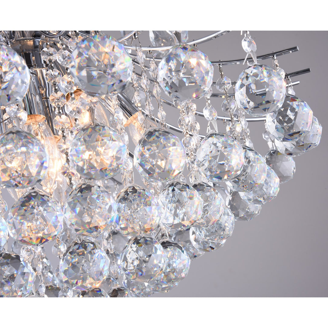 Chandelier In Chrome Finish