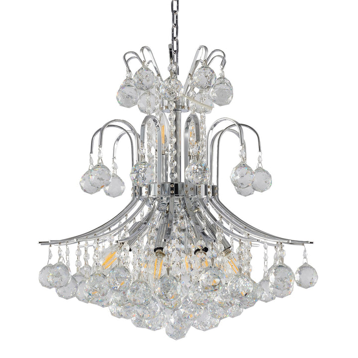 Chandelier In Chrome Finish