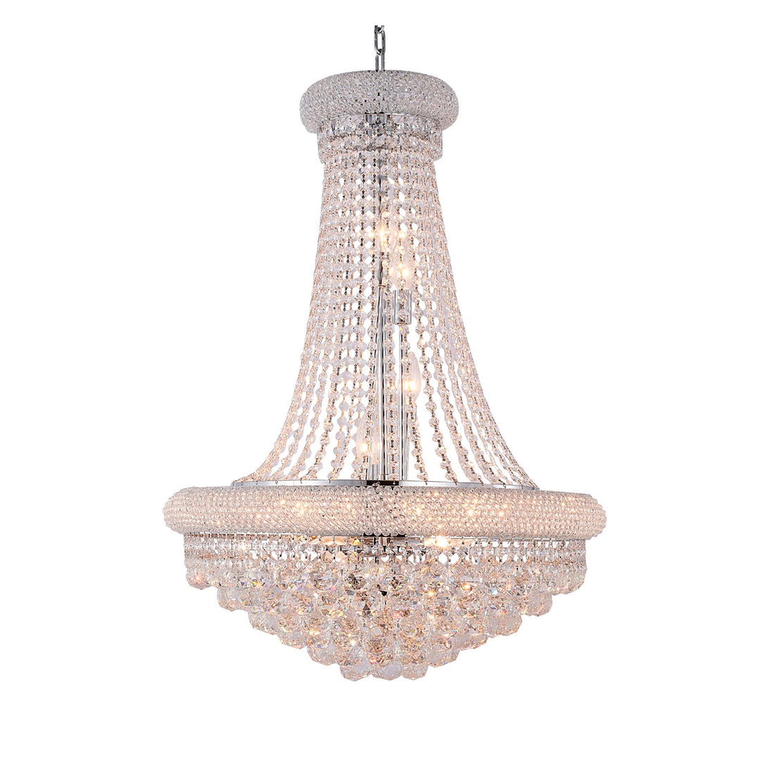 Chandelier In Chrome Finish by Bethel