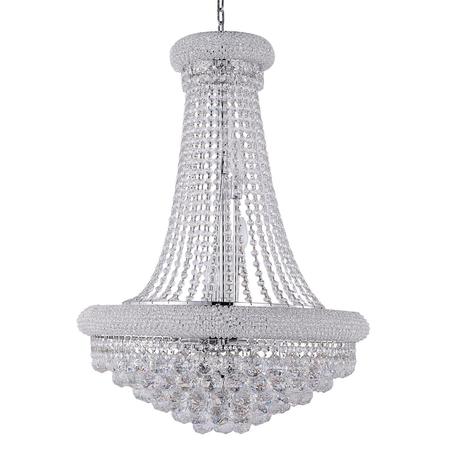 Chandelier In Chrome Finish