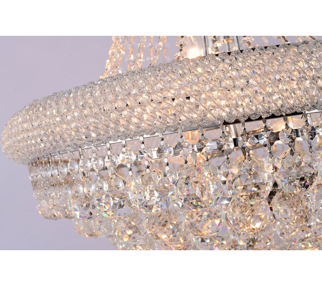 Chandelier In Chrome Finish