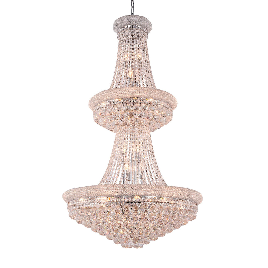 Chandelier In Chrome Finish by Bethel