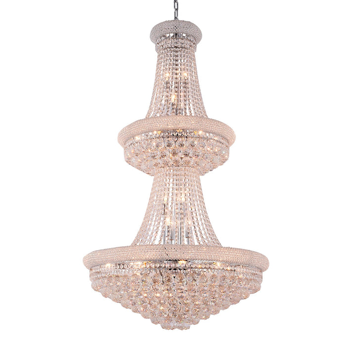 Chandelier In Chrome Finish by Bethel