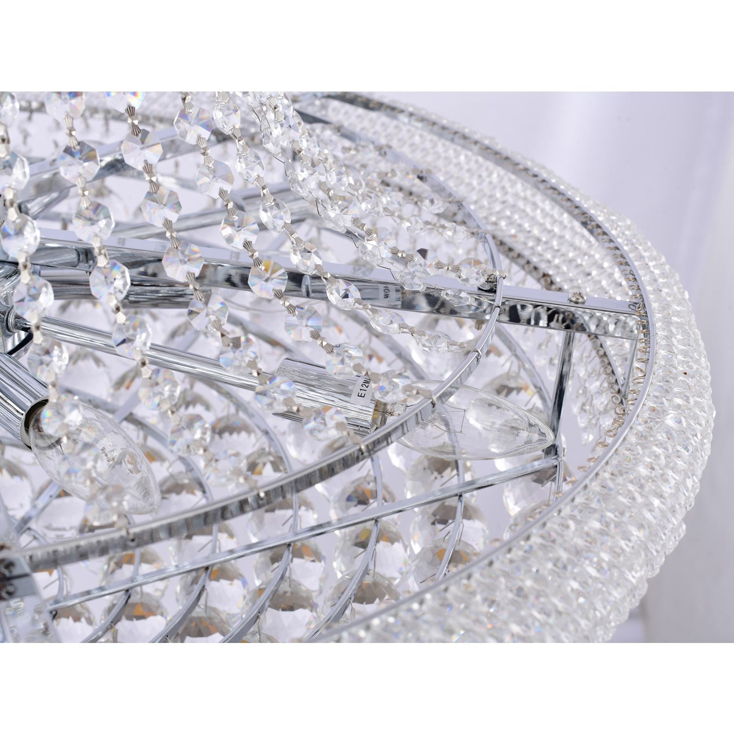 Chandelier In Chrome Finish