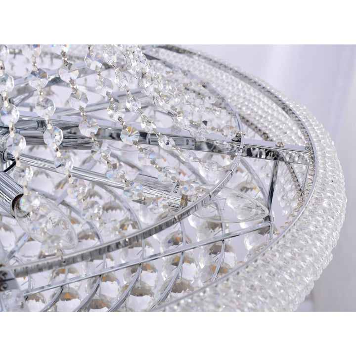 Chandelier In Chrome Finish