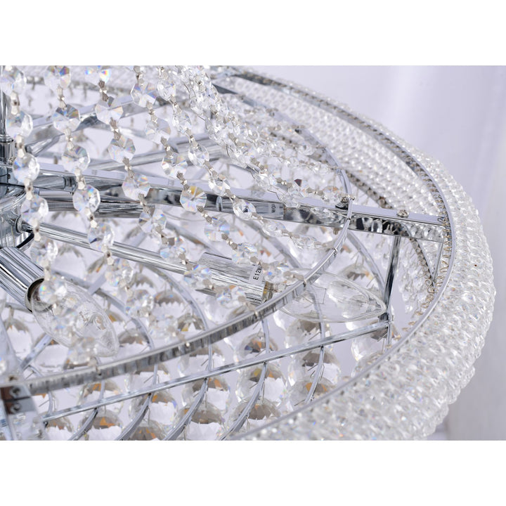 Chandelier In Chrome Finish