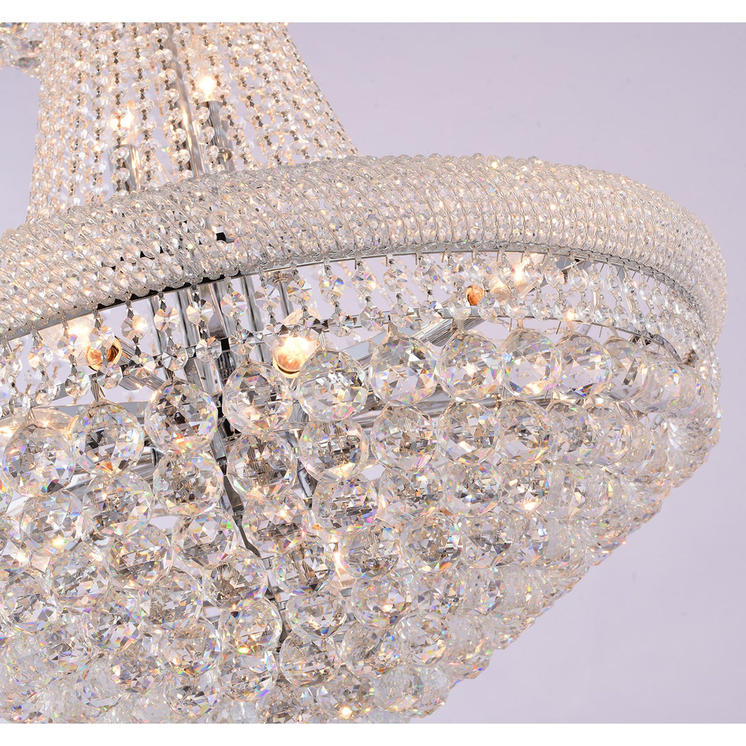 Chandelier In Chrome Finish