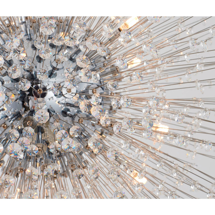 Chandelier In Chrome Finish
