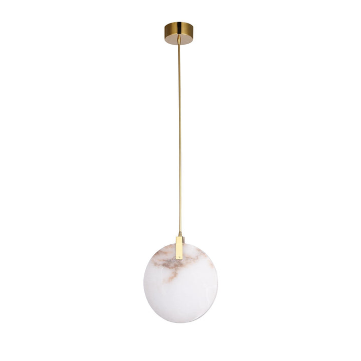 Led Single Pendant Lighting In Gold Finish