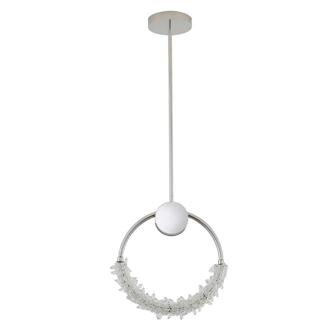 Led Pendant In Chrome Finish