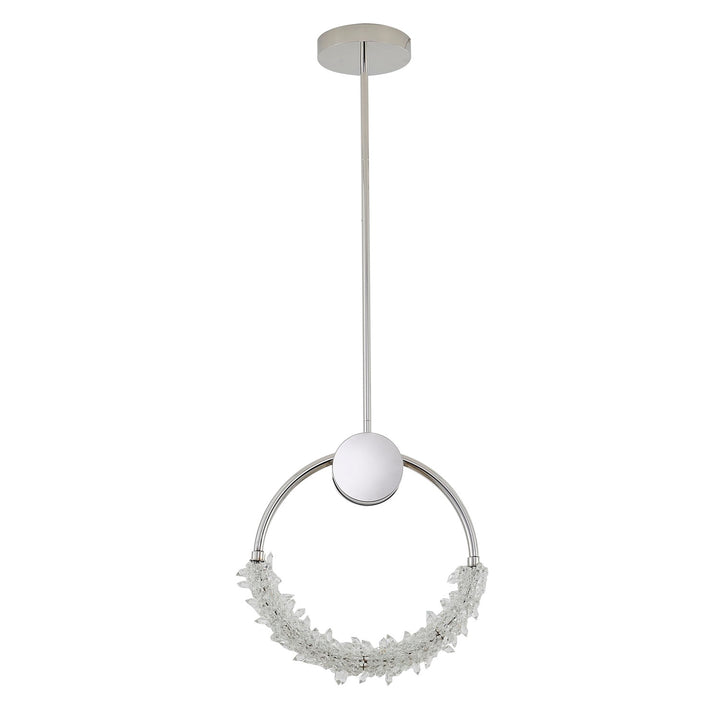 Led Pendant In Chrome Finish