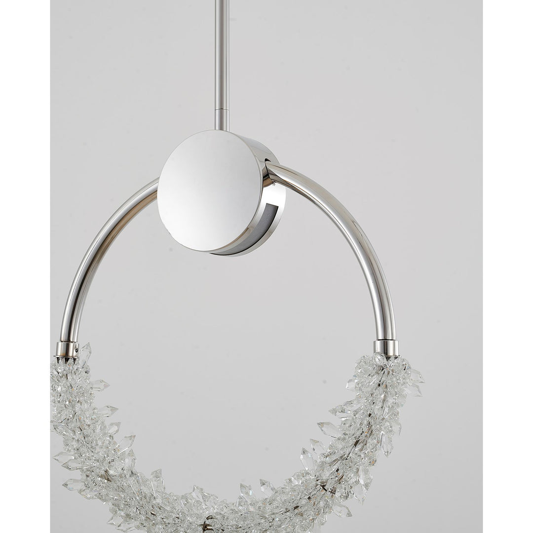 Led Pendant In Chrome Finish