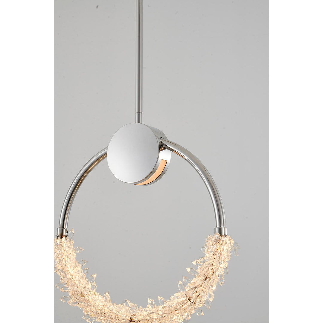 Led Pendant In Chrome Finish