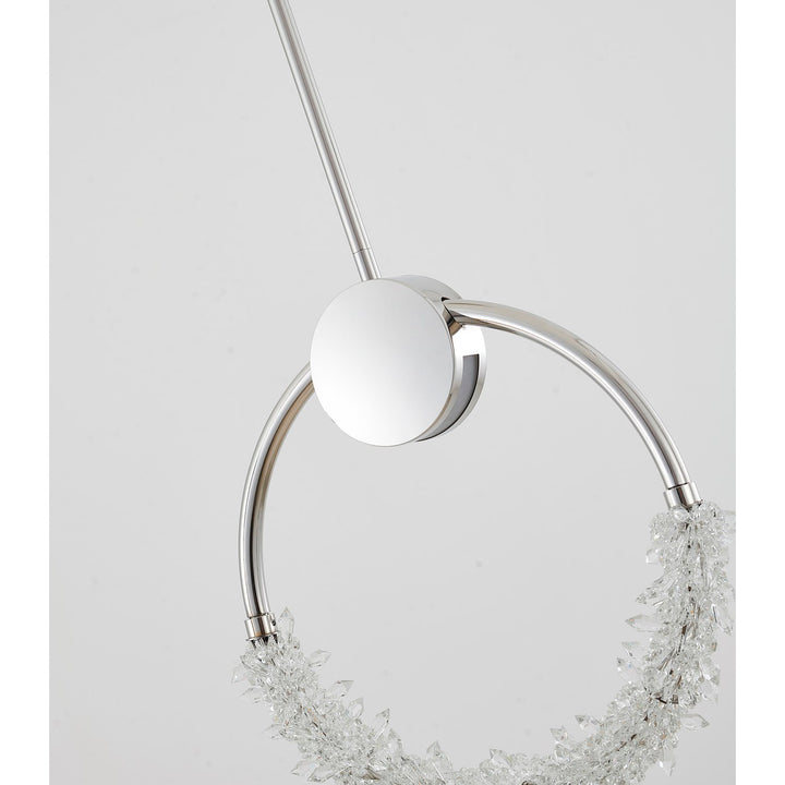 Led Pendant In Chrome Finish