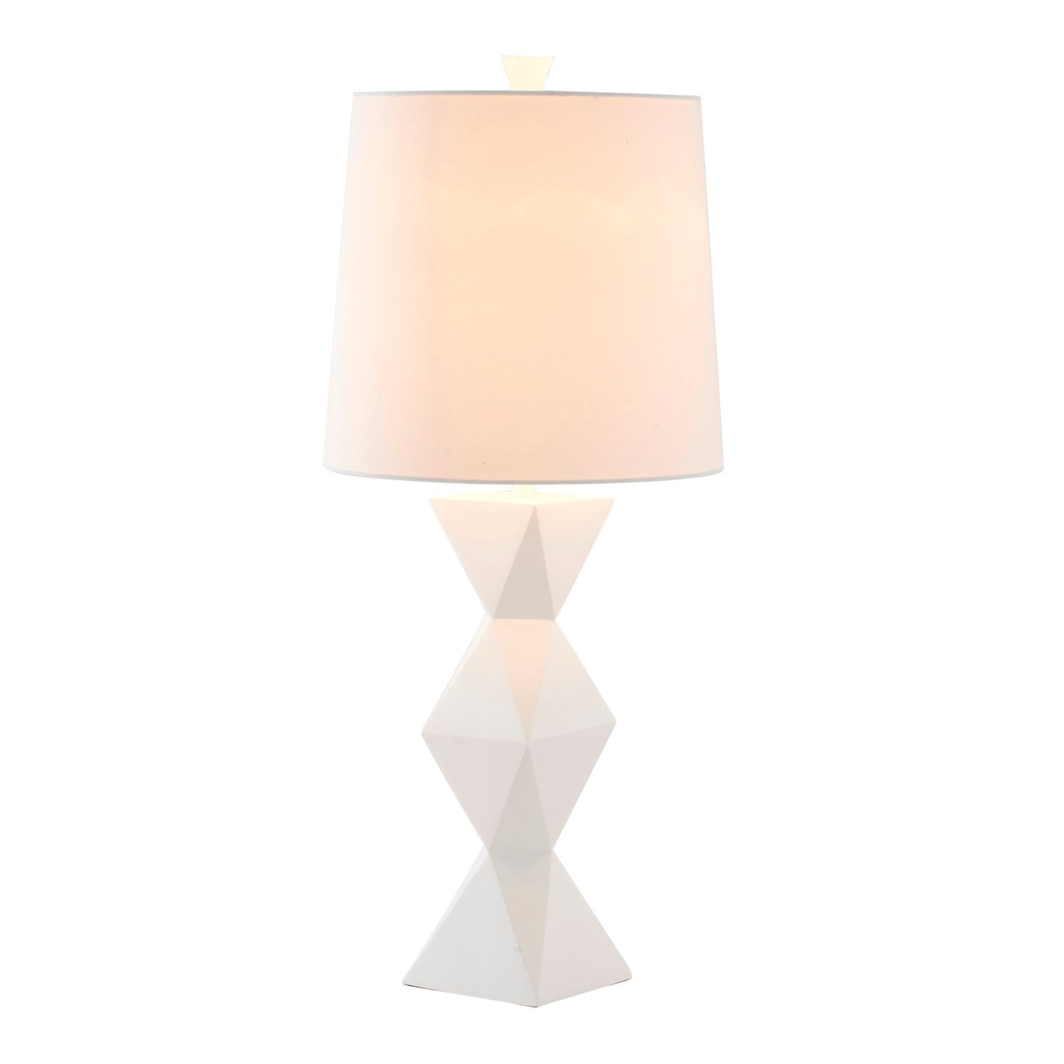 Table Lamp In White Finish by Bethel