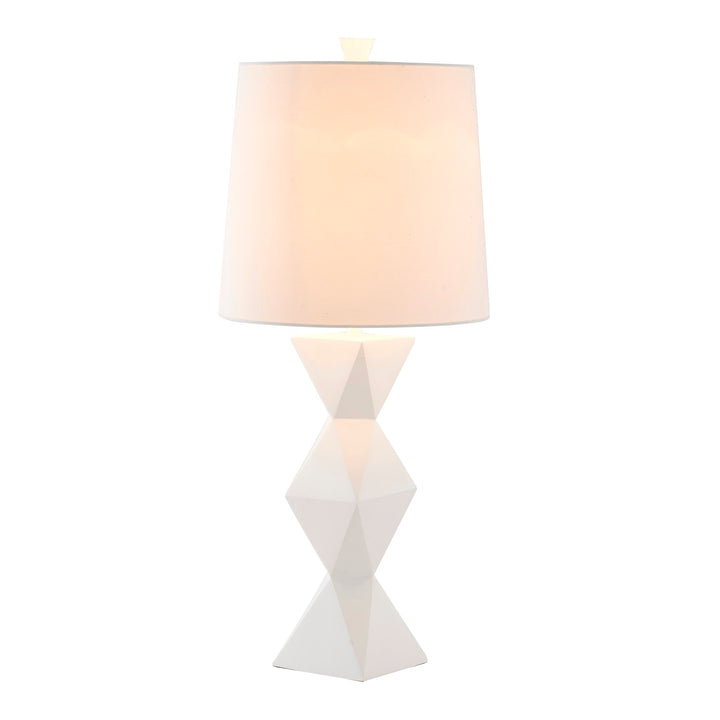 Table Lamp In White Finish by Bethel