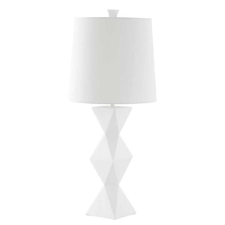 Table Lamp In White Finish