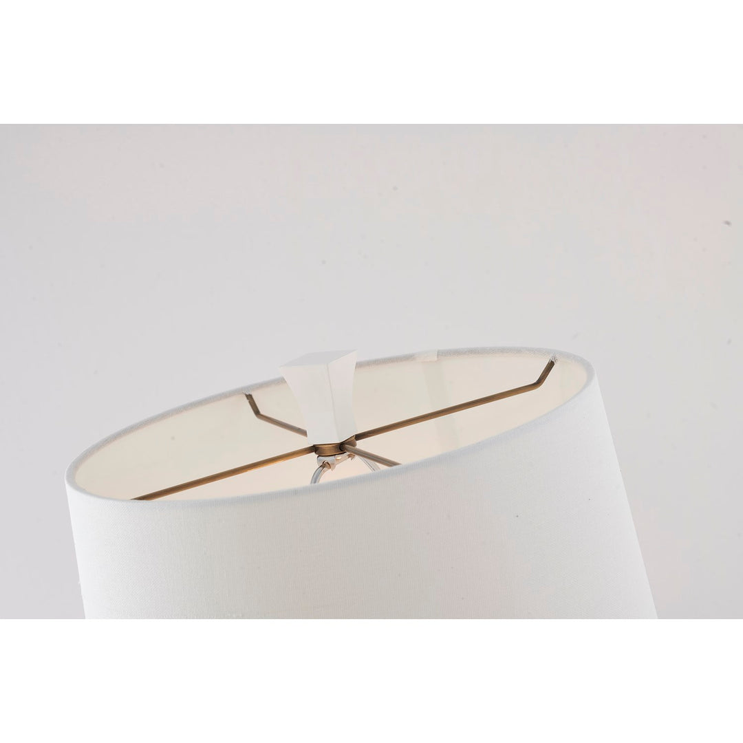 Table Lamp In White Finish