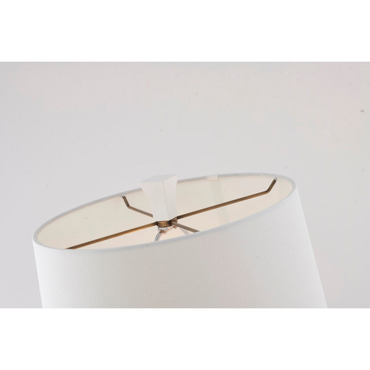 Table Lamp In White Finish