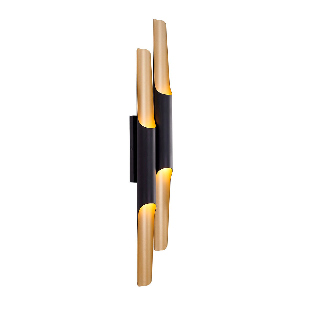 Wall Sconce In Black Finish by Bethel
