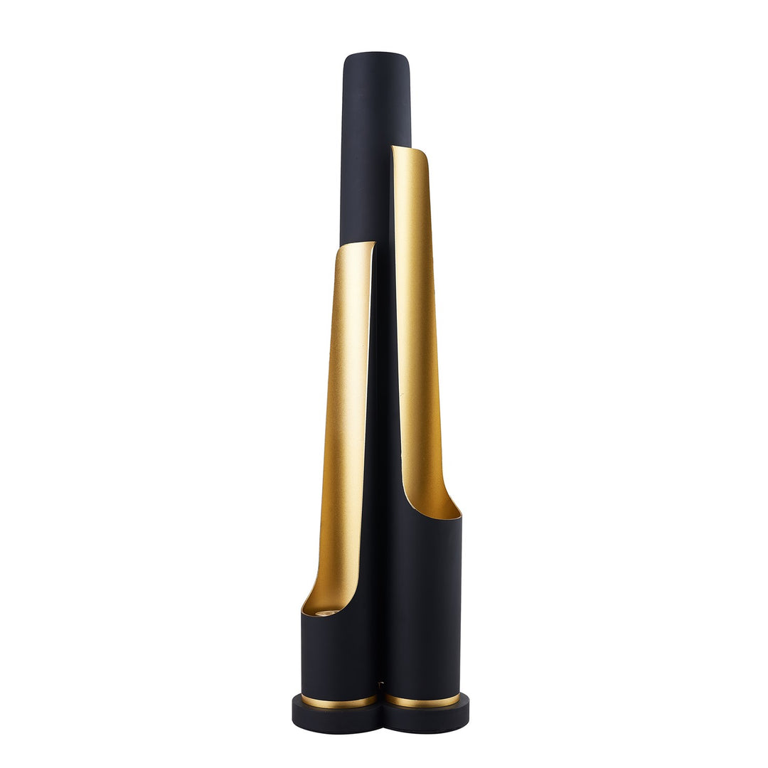 Table Lamp In Matte Black Finish