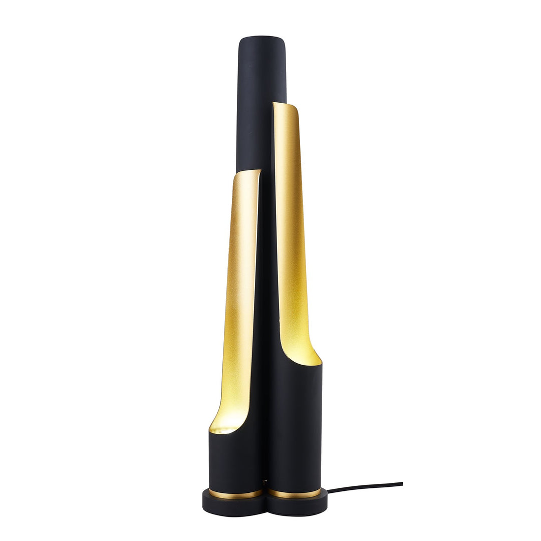 Table Lamp In Matte Black Finish