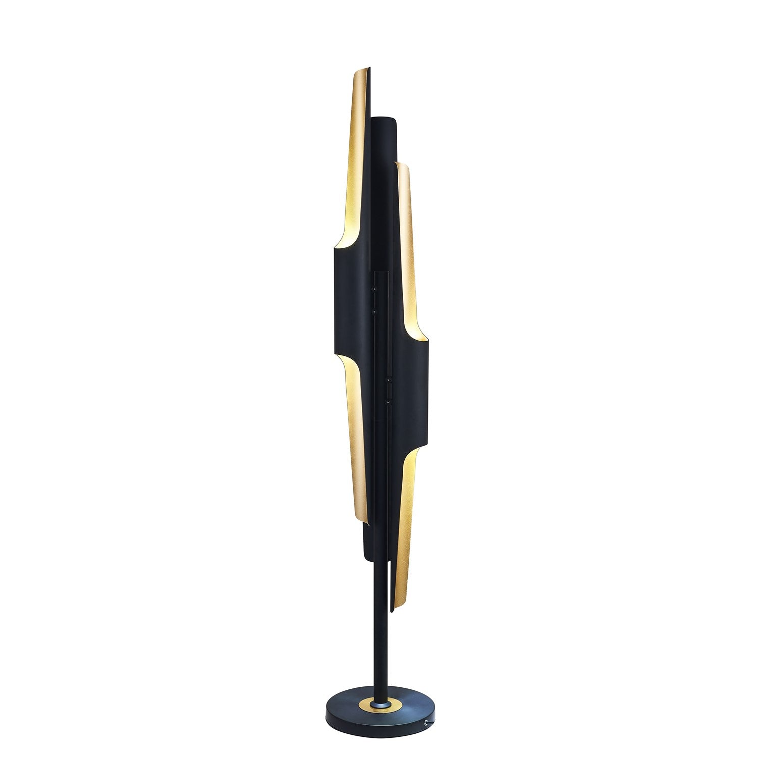 Floor Lamp In Matte Black Finish