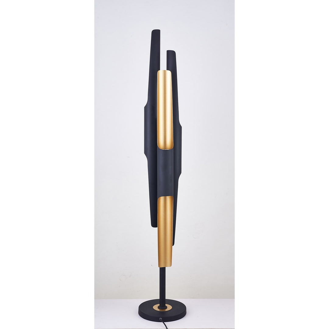 Floor Lamp In Matte Black Finish