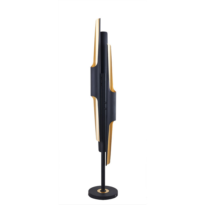 Floor Lamp In Matte Black Finish