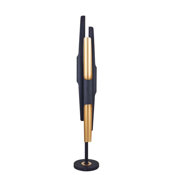 Floor Lamp In Matte Black Finish