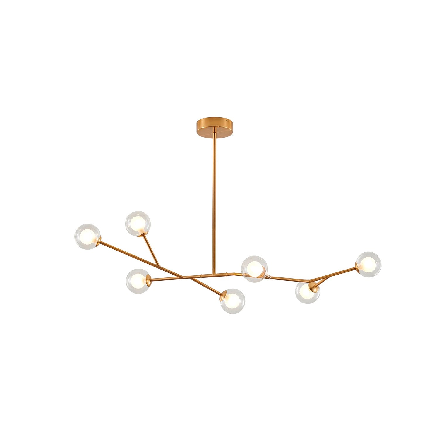 Chandelier In Brass Finish by Bethel