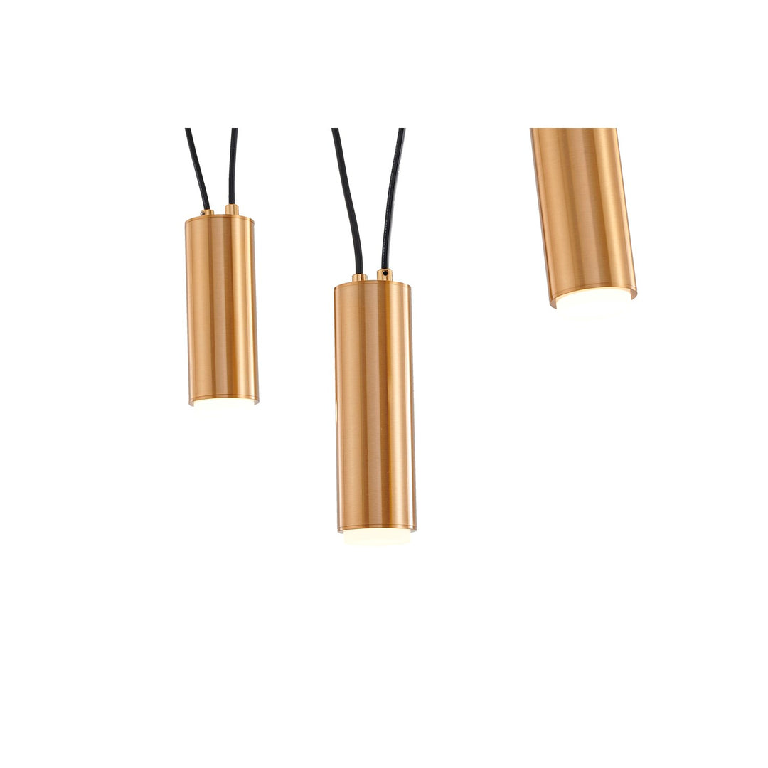 Island Lighting In Brass Finish