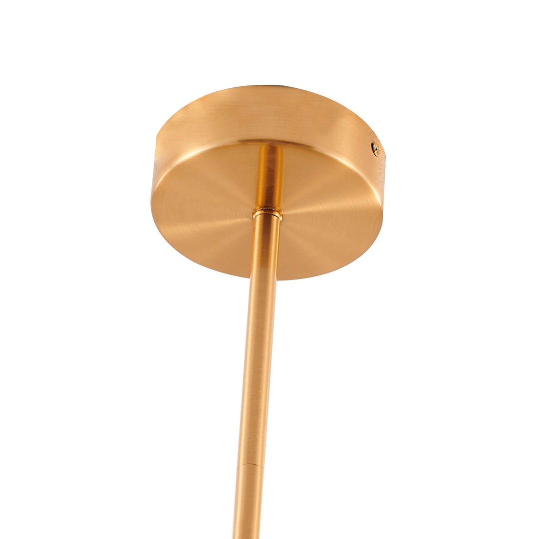Chandelier In Brass Finish