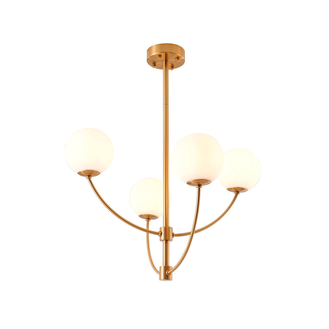 Chandelier In Brass Finish by Bethel
