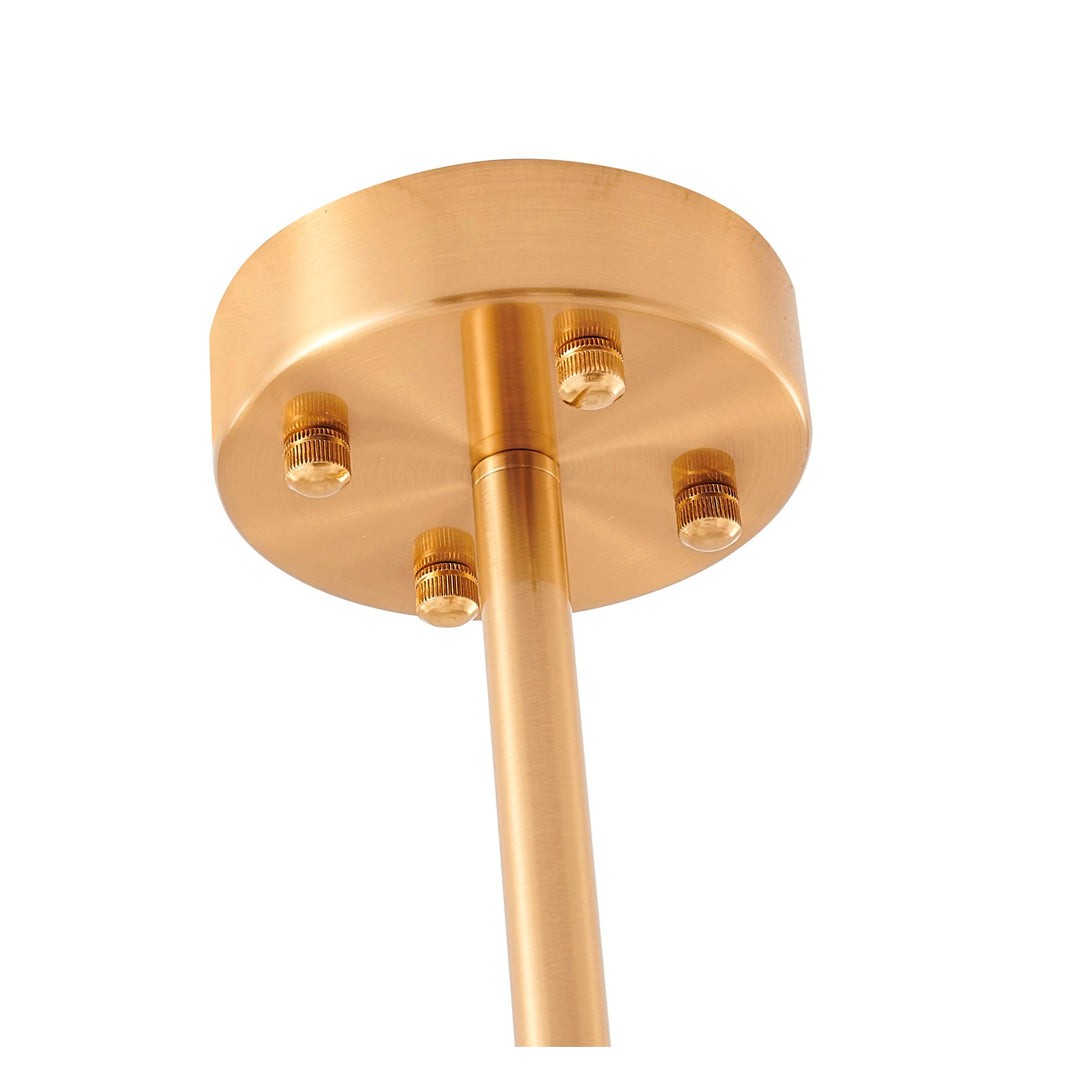 Chandelier In Brass Finish