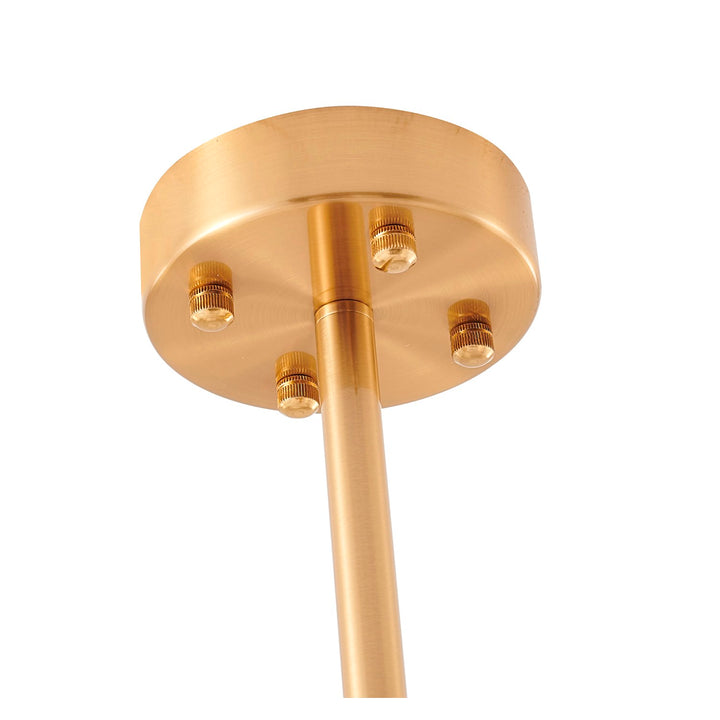 Chandelier In Brass Finish