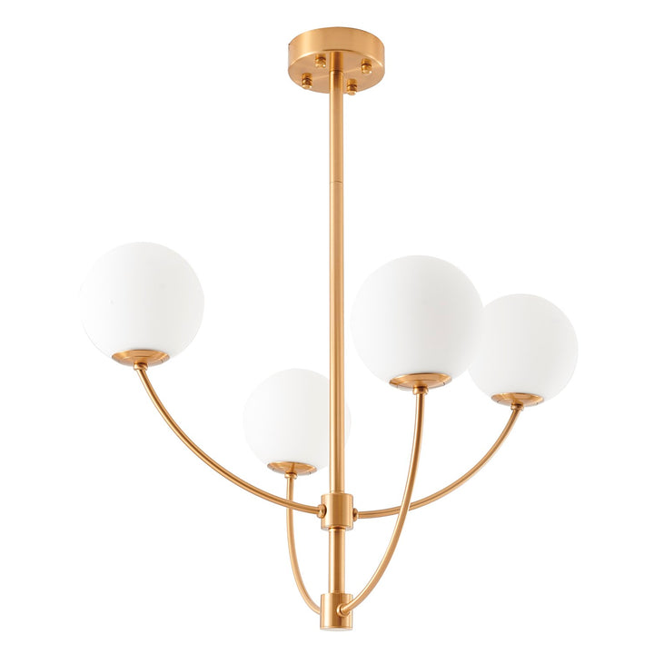 Chandelier In Brass Finish